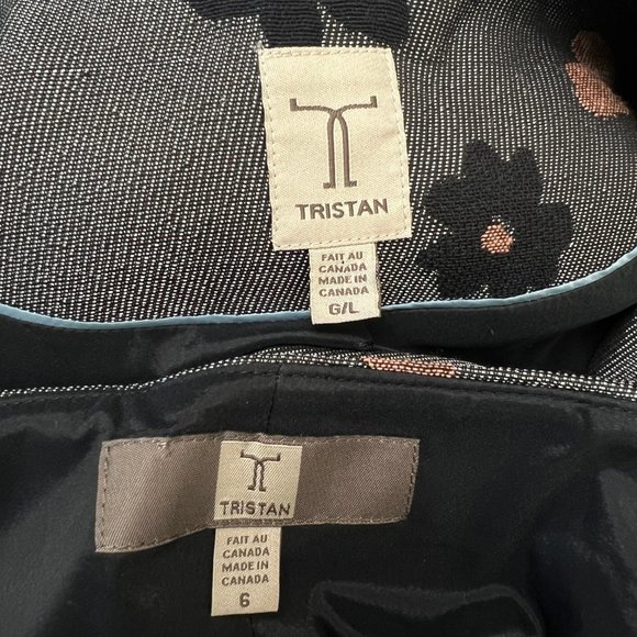 Vintage Flower Power Mini Skirt Jacket Set Coordinating Matching Floral Suit - Picture 2 of 5